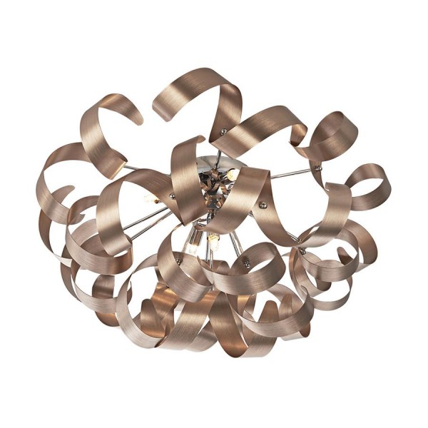 Mennyezeti lámpa G9 33Wx5 réz RIBBON