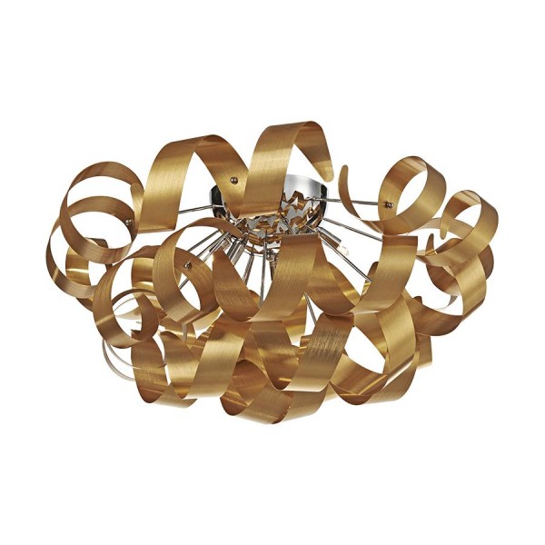 Mennyezeti lámpa G9 33Wx5 arany RIBBON