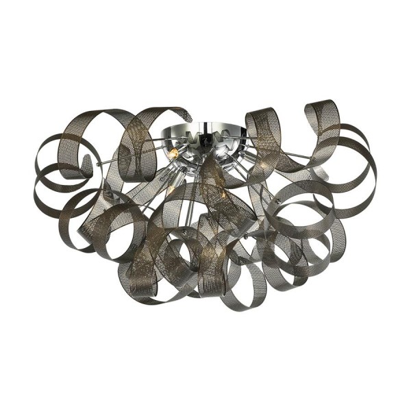 Mennyezeti lámpa G9 33Wx5 barna RIBBONET