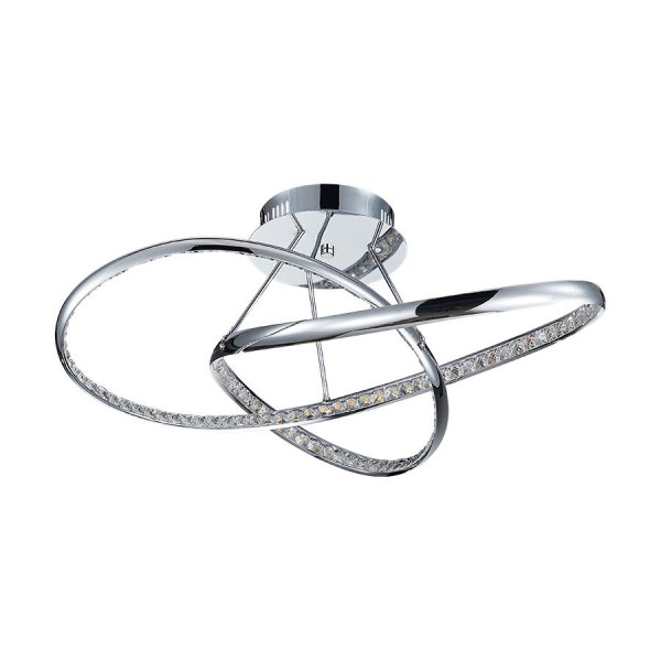 Mennyezeti lámpa LED 25W króm MADD