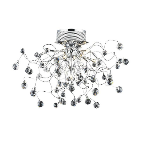 Mennyezeti lámpa G9 33Wx8 króm CRYSTAL