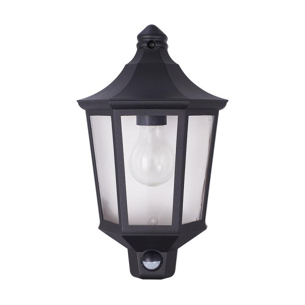 Kültéri fali lámpa E27 60W fekete TULSA+