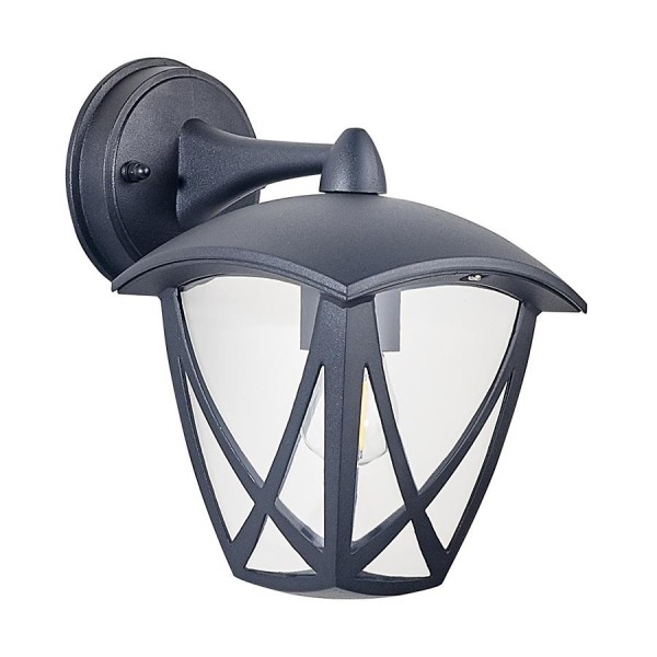 Kültéri falikar E27 60W fekete SPLIT