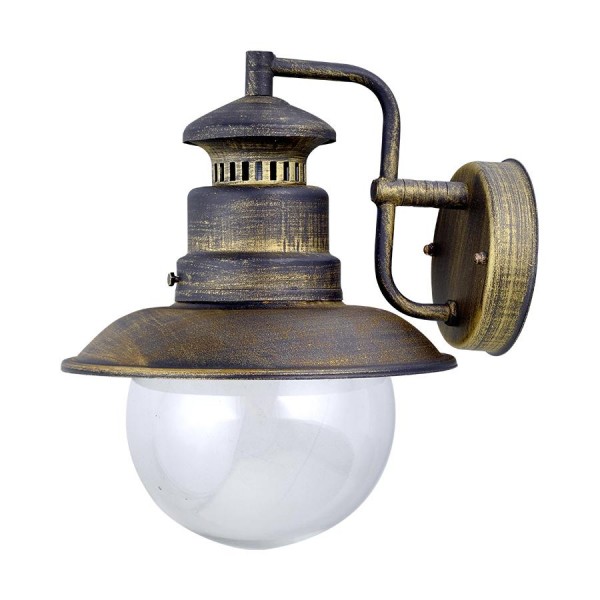 Kültéri falikar E27 60W arany LIMASSOL