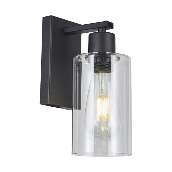 Kültéri falikar E27 40W fekete ORADEA