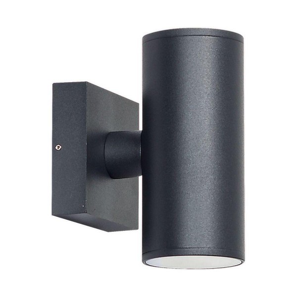 Kültéri fali lámpa GU10 35Wx2 fekete RET