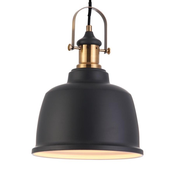 Függeszték E27 60W fekete FAMOSA