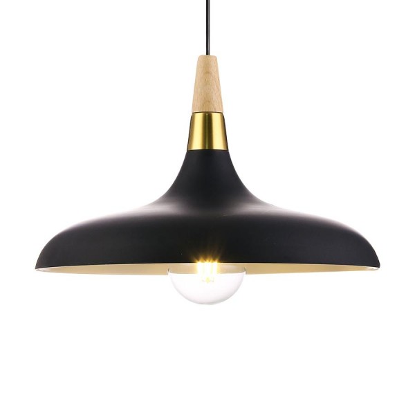 Függeszték E27 60W fekete TRIER