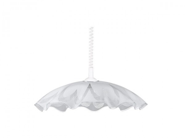 Függeszték E27 60W fehér LYRA GLASS