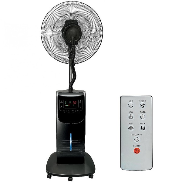 Ventilátor álló 1350mm párásítós 40cm