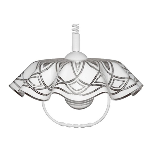 Függeszték E27 60W fehér LYRA ACRYL