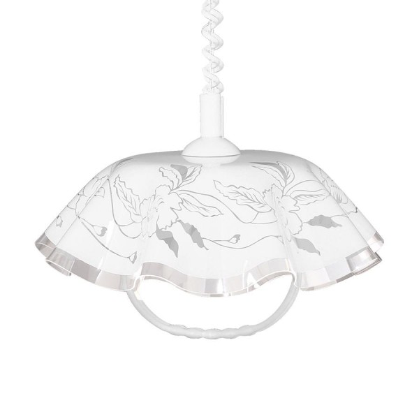 Függeszték E27 60W fehér LYRA ACRYL