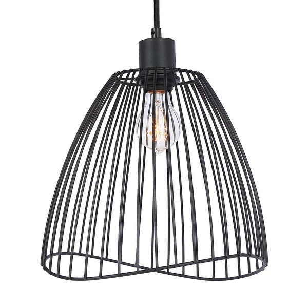 Függeszték E27 60W fekete PONY