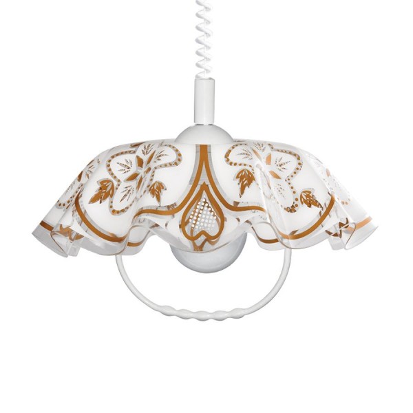 Függeszték E27 60W barna LYRA ACRYL I