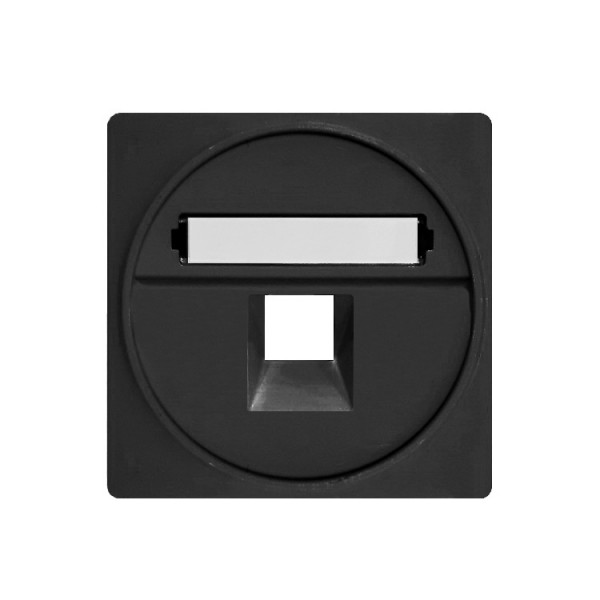 Fedlap telefon RJ11/RJ45 antracit