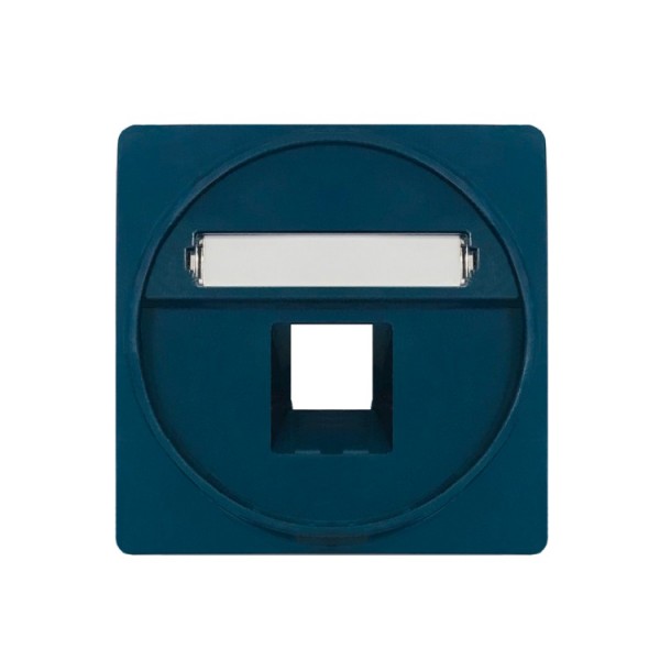 Fedlap telefon RJ11/RJ45 zafirkék