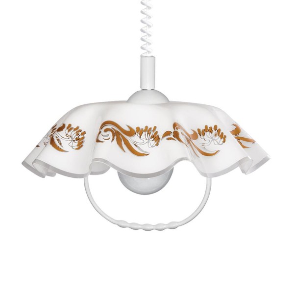 Függeszték E27 60W fehér LYRA ACRYL I