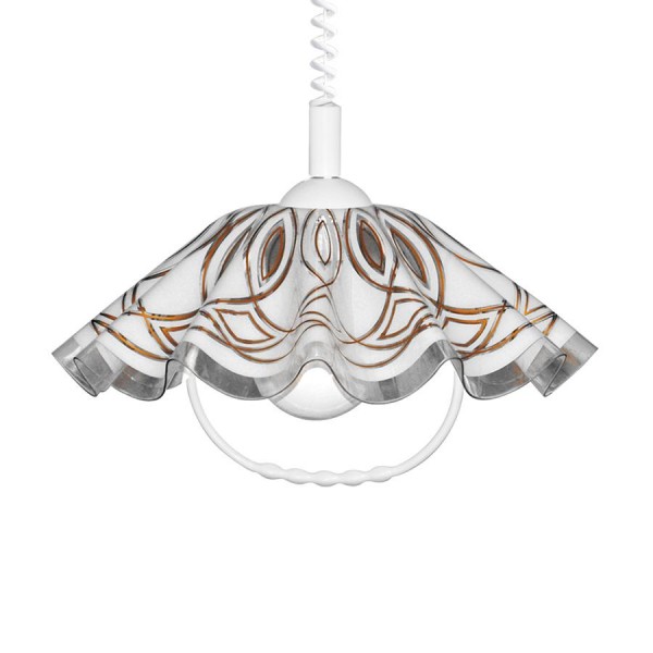 Függeszték E27 60W barna LYRA ACRYL II