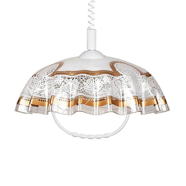 Függeszték E27 60W arany LYRA ACRYL III