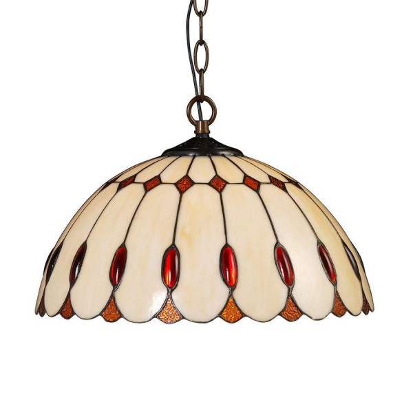 Függeszték E27 60W színes TIFFANY