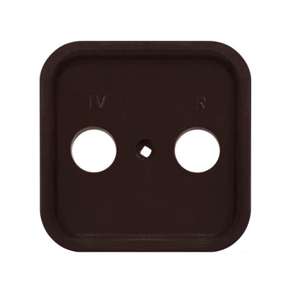 Antenna csatlakozó fedlap TV-RD barna