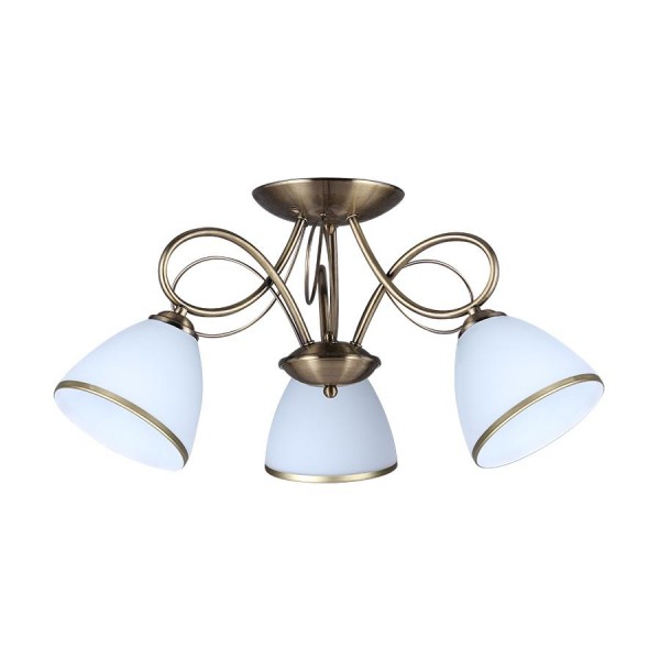 Mennyezeti lámpa E27 60Wx3 bronz ASTER