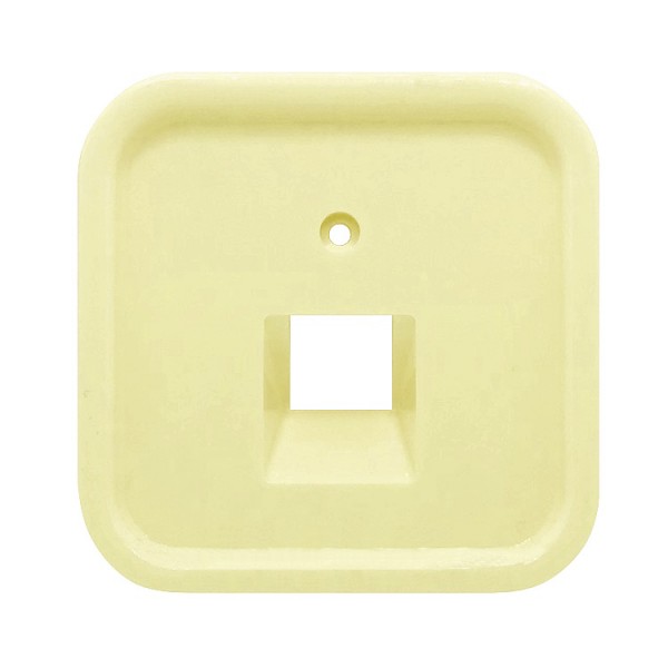 Fedlap telefon RJ11/RJ45 krém