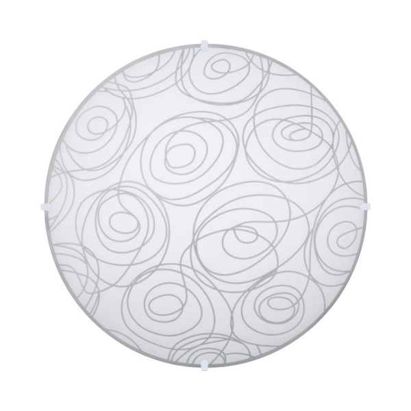 Mennyezeti lámpa E27 60Wx2 fehér LAURA