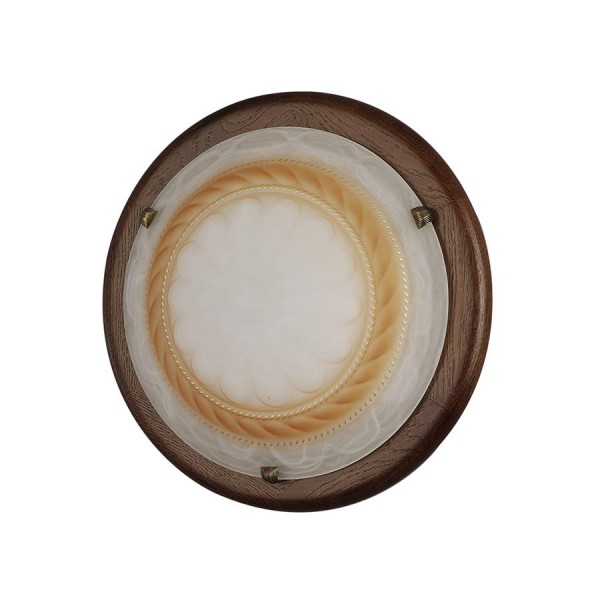 Mennyezeti lámpa E27 60W barna RODOS