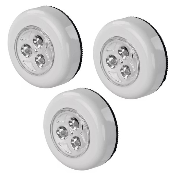 Elemlámpa 3AAA LED rögzíthető 3db/csom