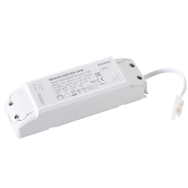 Tápegység 230/30-42VDC 28W 750mA