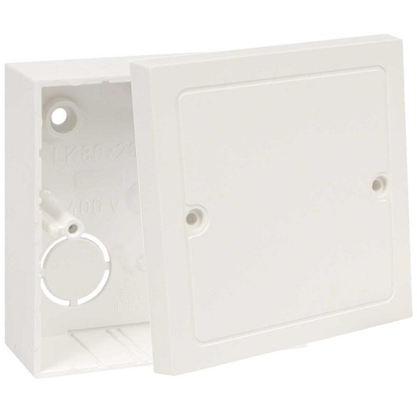 Kábelcsatorna kötődoboz 80x80x40