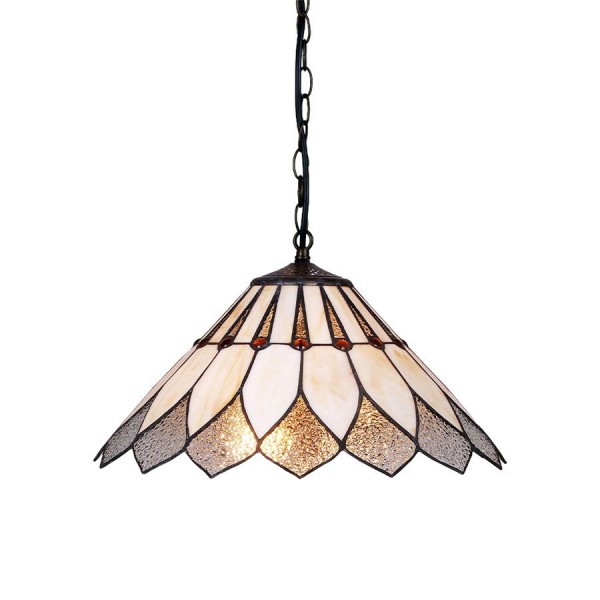 Függeszték E27 60Wx2 barna TIFFANY