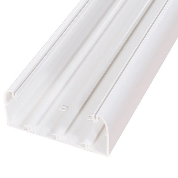 Műanyag csatorna 105x50 fedél nélkül