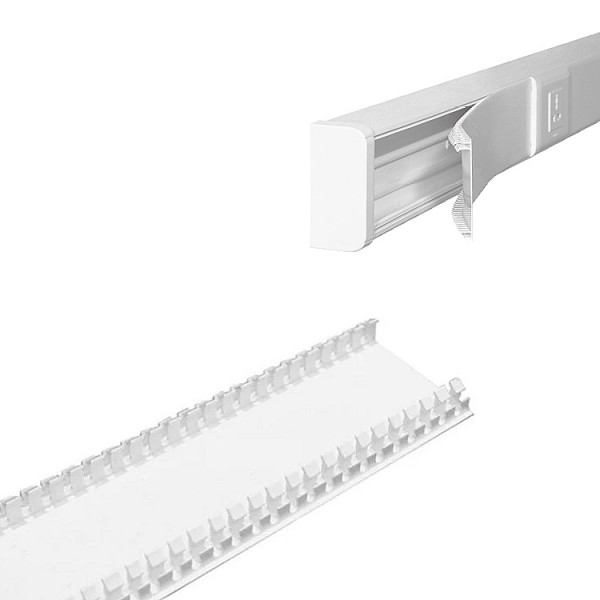 Műanyag csatorna fedél 85mm