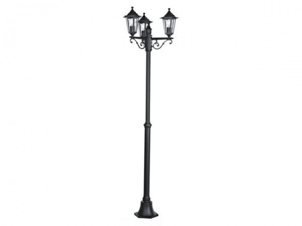 Kültéri lámpa E27 60Wx3 fekete LATERNA 4