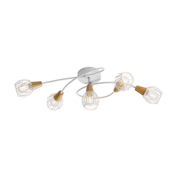 Mennyezeti lámpa E14 40Wx5 fehér TAMETA