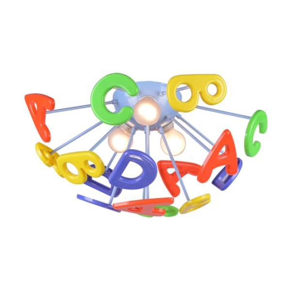Mennyezeti lámpa E14 40Wx3 színes ABC