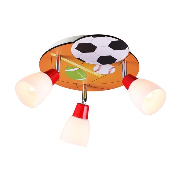 Mennyezeti lámpa E14 40Wx3 színes BALLIN