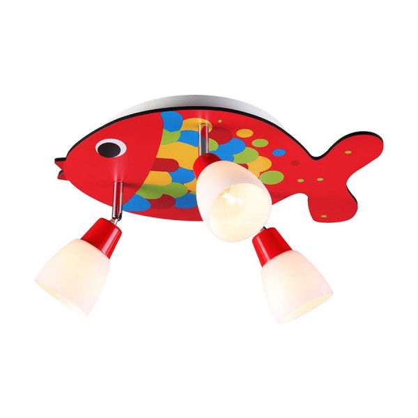 Mennyezeti lámpa E14 40Wx3 színes KARP