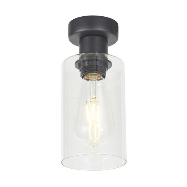 Mennyezeti lámpa E27 60W fekete ORADEA