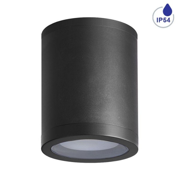 Kültéri mennyezeti lámpa E27 12W fekete