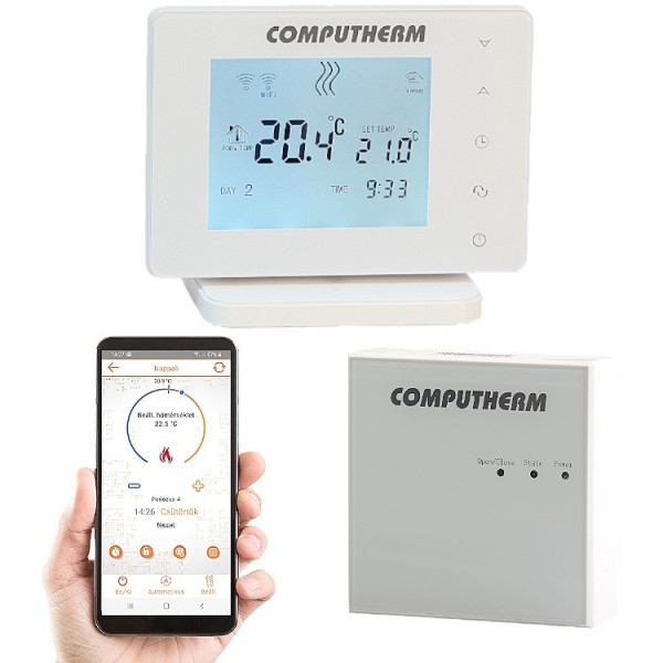 Szobatermosztát fk WI-FI RF prog.