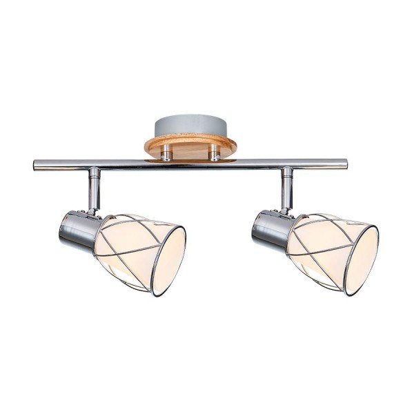 Lámpatest E14 40Wx2 barna PADRE