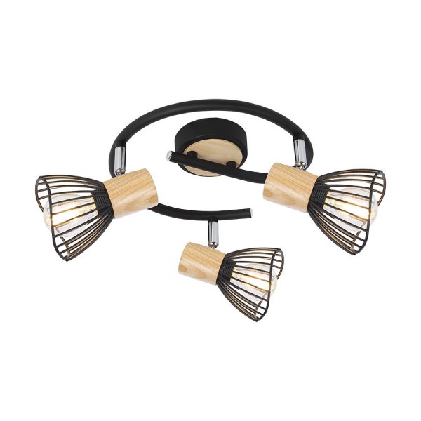 Lámpatest E14 25Wx3 barna PONY