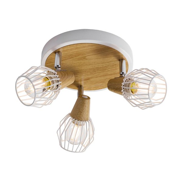 Lámpatest E14 40Wx2 fehér TEMETA