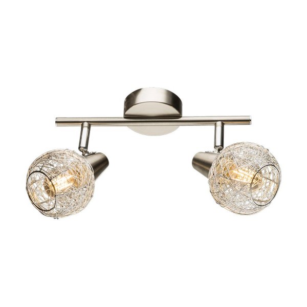 Lámpatest E14 40Wx2 króm CARIER