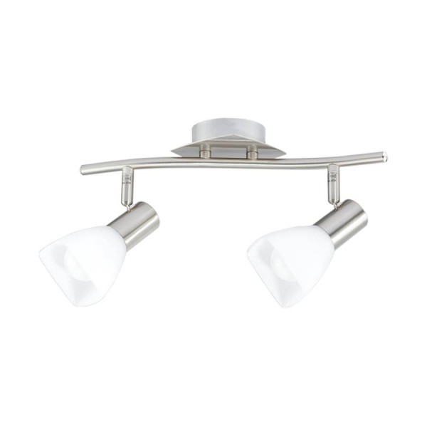 Lámpatest E14 40Wx2 matt króm AIDA