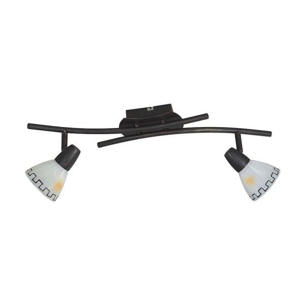 Lámpatest E14 40Wx2 barna AZTEC