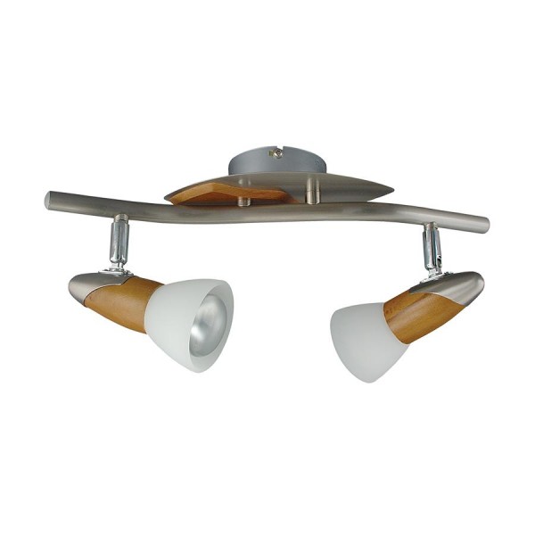 Lámpatest E14 40Wx2 barna REA